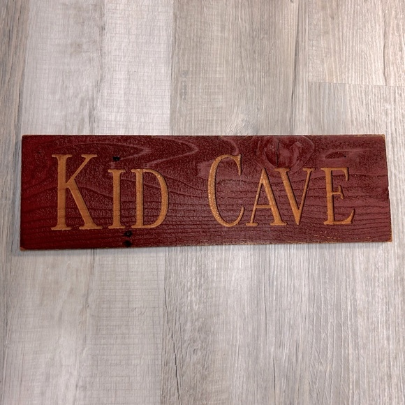 Other - Kid Cave sign 18”x5”​​​